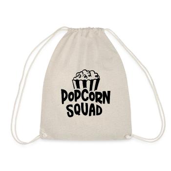 Popcorn Squad Filme Lustiges Sprichwort - Turnbeutel - Natur - Vorne
