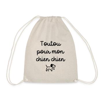 Toutou pour mon chien chien - Sac de sport léger - nature - Devant