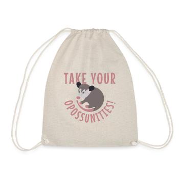 Saisissez vos opportunités Cute Possum Ironic - Sac de sport léger - nature - Devant