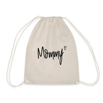 mommy - Turnbeutel - Natur - Vorne