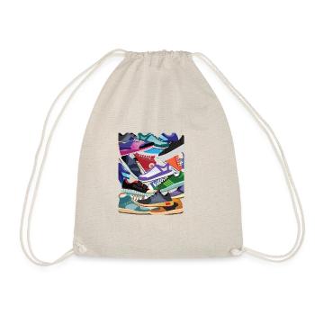 Sneakers - Drawstring Bag - nature - Front