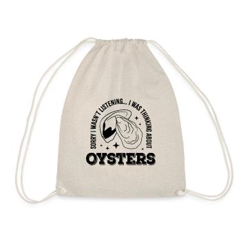 Penser aux huîtres Food Seafood Chef - Sac de sport léger - nature - Devant