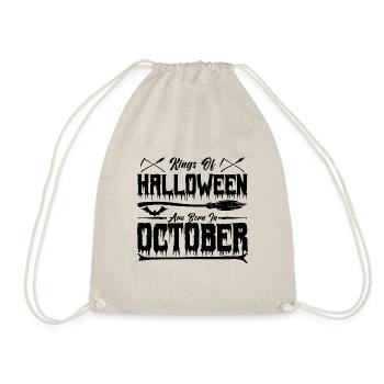 les roi d’Halloween sont nés en octobre0 - Sac de sport léger - nature - Devant