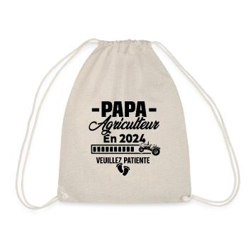 2024 Papa Agriculteur Agriculture Bébé Naissance - Sac de sport léger - nature - Devant
