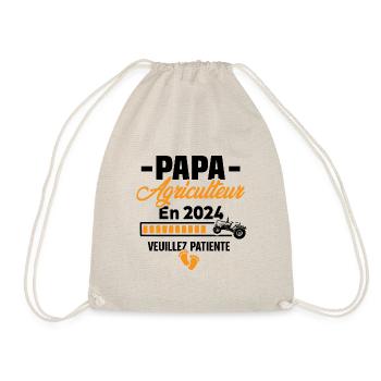 2024 Papa Agriculteur Agriculture Bébé Naissance - Sac de sport léger - nature - Devant