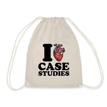 J’adore les études de cas - Sac de sport léger - nature - Devant