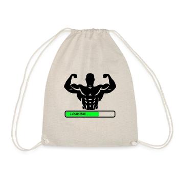 Muscle Loading - Drawstring Bag - nature - Front
