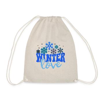 Winter Love Cozy Nature, faune, paysage enneigé - Sac de sport léger - nature - Devant