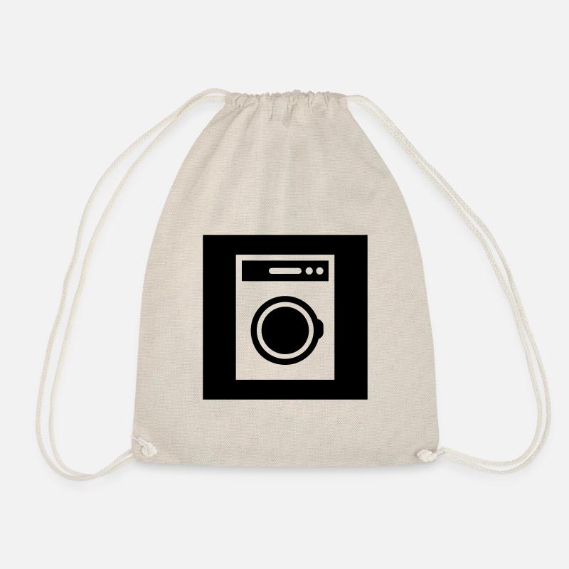 Washing machine - Drawstring Bag - nature