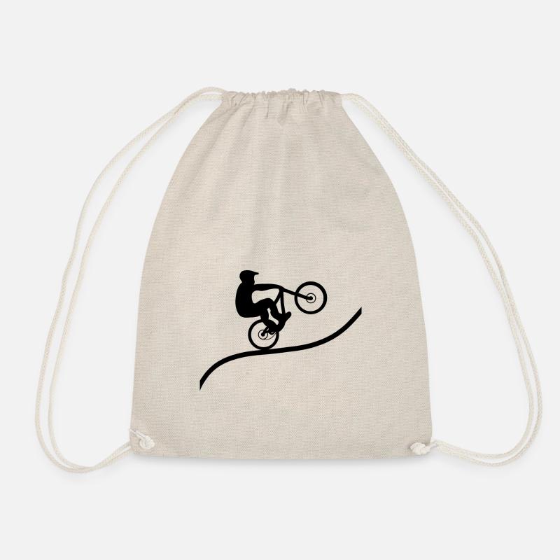 Dirt bike MTB - Drawstring Bag - nature