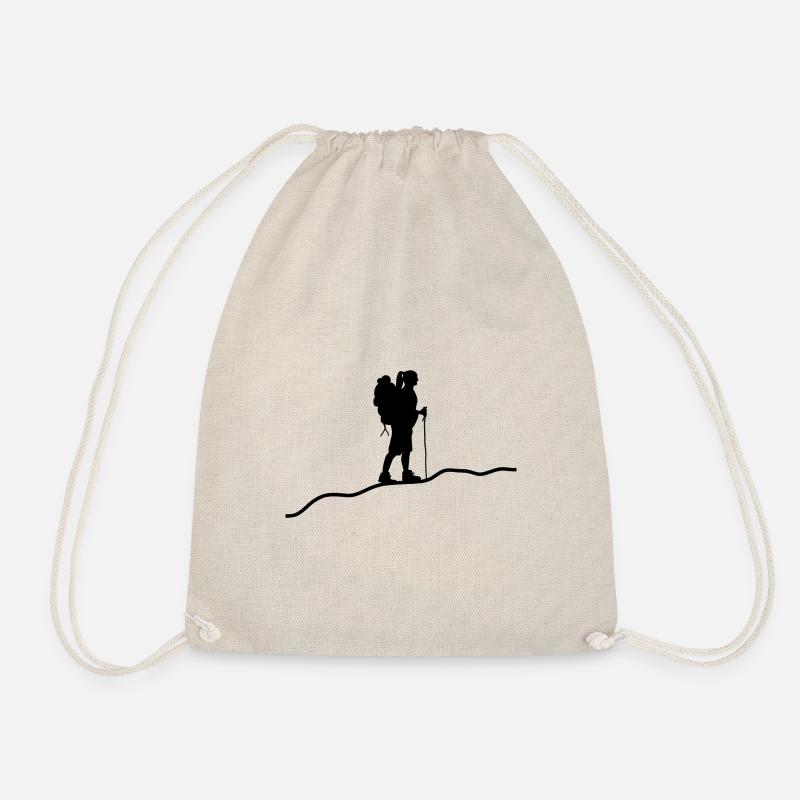 mountains hiking - Drawstring Bag - nature
