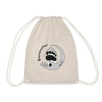 Bärenretter Logo noir et blanc rond - Sac de sport léger - nature - Devant