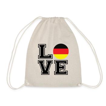Love Germany / Love Deutschland Land Länder - Turnbeutel - Natur - Vorne