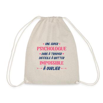 Une super Psychologue - Sac de sport léger - nature - Devant