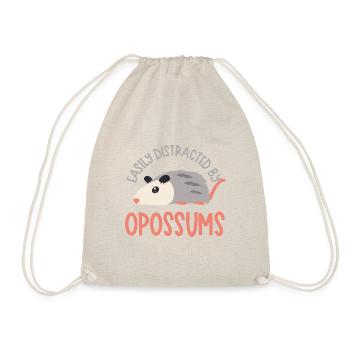 Ablenkt von Opossums Cute Opossum Wildlife - Turnbeutel - Natur - Vorne