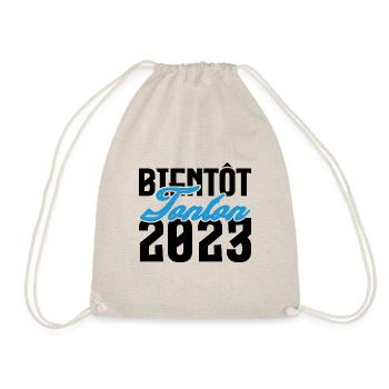 Cadeau Annonce grossesse bientôt Tonton 2023.Oncle - Sac de sport léger - nature - Devant