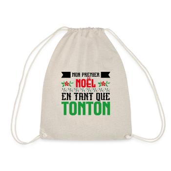 Le premier Noël en tant que tonton - Sac de sport léger - nature - Devant