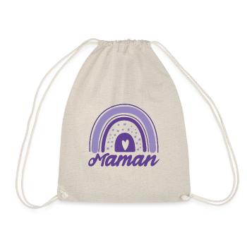 Cadeau maman. Meilleur maman. Super Maman. Mère. - Sac de sport léger - nature - Devant