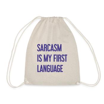 Sarcasme Pro - Sac de sport léger - nature - Devant