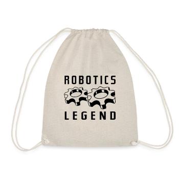 Robotics Legend Robot Engineer Mechanic - Drawstring Bag - nature - Front