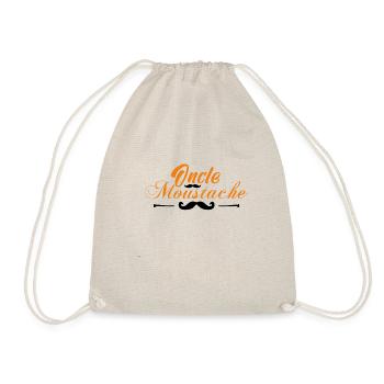 oncle moustache, Idée cadeau d'élégance. - Sac de sport léger - nature - Devant
