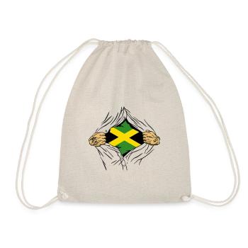 Drapeau jamaïcain Drapeau jamaïcain Jamaïque Vintage - Sac de sport léger - nature - Devant
