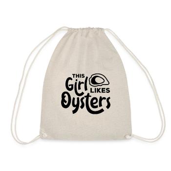 Fruits de mer Chef Huîtres Nature Vin - Sac de sport léger - nature - Devant