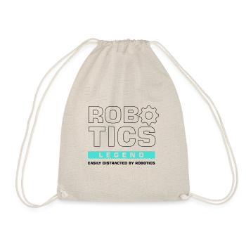 Robotics Legend Engineering Robot Engineer - Drawstring Bag - nature - Front