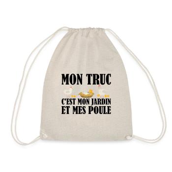 Mon Truc C'est Mon Jardin | Cadeau Jardinier - Sac de sport léger - nature - Devant