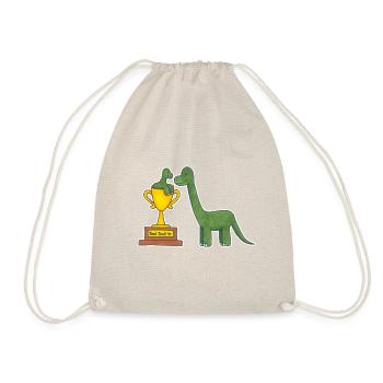Bester Papa Dino - Turnbeutel - Natur - Vorne