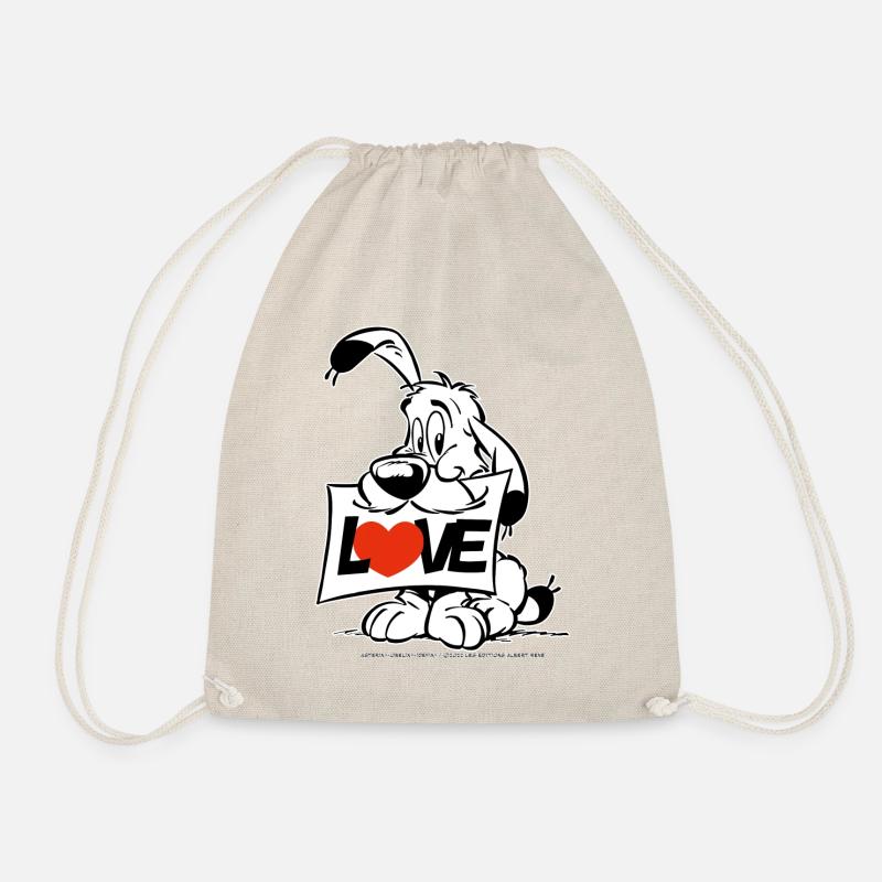 Asterix & Obelix Character Dogmatix - Drawstring Bag - nature