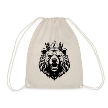 Ours Grizzly Roi de la Couronne - Sac de sport léger - nature - Devant
