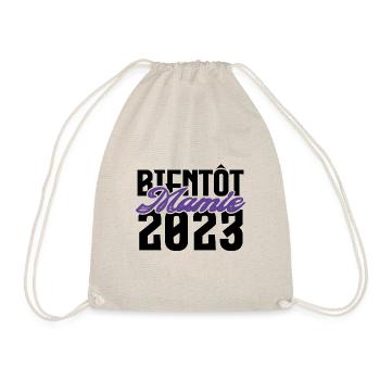 Cadeau Annonce grossesse bientôt Mamie 2023. - Sac de sport léger - nature - Devant
