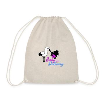Birth, Baby for delivery - birth + delivery - Drawstring Bag - nature - Front