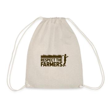Respecter l'agriculteur - Respecter les agriculteurs - Sac de sport léger - nature - Devant