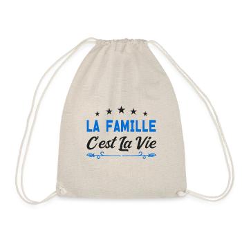La famille c est la vie - Sac de sport léger - nature - Devant