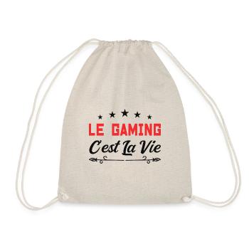 Le gaming c est la vie - Sac de sport léger - nature - Devant