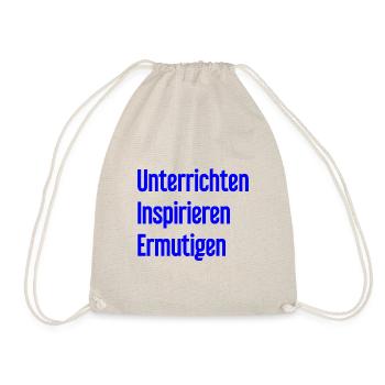 Unterrichten Inspirieren Ermutigen - Turnbeutel - Natur - Vorne