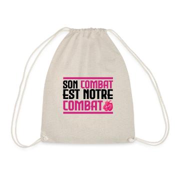 His fight is our fight - Cancer - Drawstring Bag - nature - Front