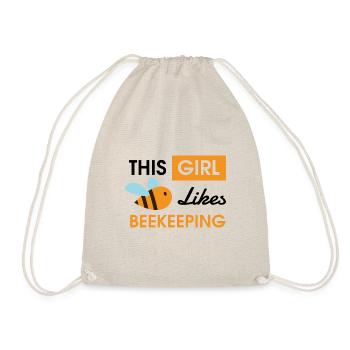 Ironisches Zitat Wildlife Honey - Turnbeutel - Natur - Vorne