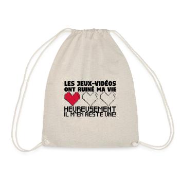 Les Jeux-Vidéos ont ruiné ma vie. - Sac de sport léger - nature - Devant