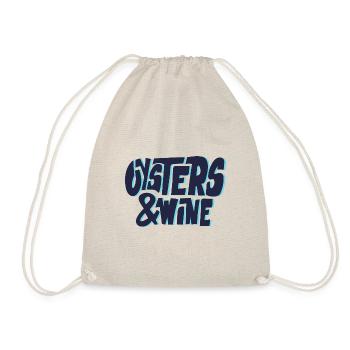 Manger Huîtres Fruits de Mer Vin Chef - Sac de sport léger - nature - Devant