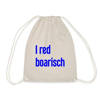 I red boarisch - Turnbeutel - Natur - Vorne