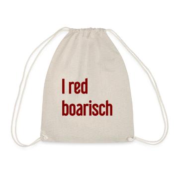 I red boarisch - Turnbeutel - Natur - Vorne