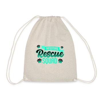 Cats and Dogs Animal Rescue Saving Cats and Dogs - Drawstring Bag - nature - Front