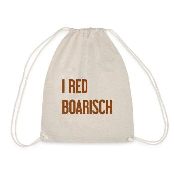 I red boarisch - Turnbeutel - Natur - Vorne