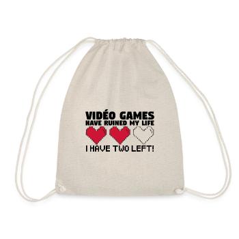 Les Jeux-Vidéos ont ruiné ma vie. - Sac de sport léger - nature - Devant