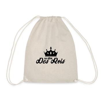 La Fête des rois. Cadeau des fête des rois. - Sac de sport léger - nature - Devant