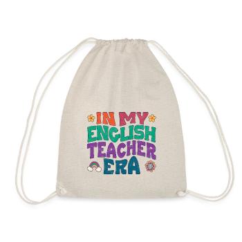 In my English teacher era - Drawstring Bag - nature - Front