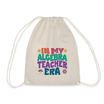 in my algebra teacher era - Turnbeutel - Natur - Vorne